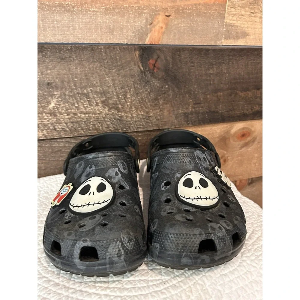 Crocs Tim Burtons‎ Nightmare Before Christmas Glow in The Dark W9 M7